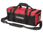 Rote Werkzeugtasche mit Schultergurt von Parkside.