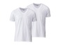 Zwei weiße V-Neck-T-Shirts der Marke Mexx.
