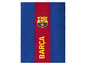 Ein FC Barcelona Strandtuch mit dem Logo des Clubs.