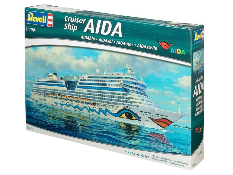 Gehe zu Vollbildansicht: Revell Modellbausatz Cruiser Ship AIDA - Bild 13