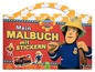 Ein Malbuch mit Stickern zum Thema Feuerwehrmann Sam.