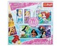 Trefl 3+1 Puzzle mit Disney-Prinzessinnen, darunter Ariel und Moana