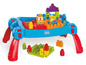 Mega Bloks Bauspieltisch mit Steinen und Autos