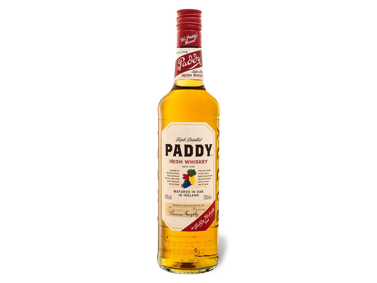 Gehe zu Vollbildansicht: Paddy Irish Whiskey 40% Vol - Bild 1