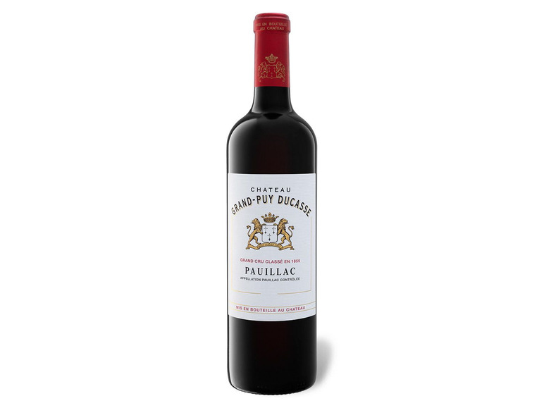 Gehe zu Vollbildansicht: Château Grand-Puy Ducasse Pauillac 5éme Grand Cru Classé AOC trocken, Rotwein 2017 - Bild 1