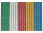 Glitzer-Klebstoffstäbe in Grün, Silber, Rot, Gold und Blau