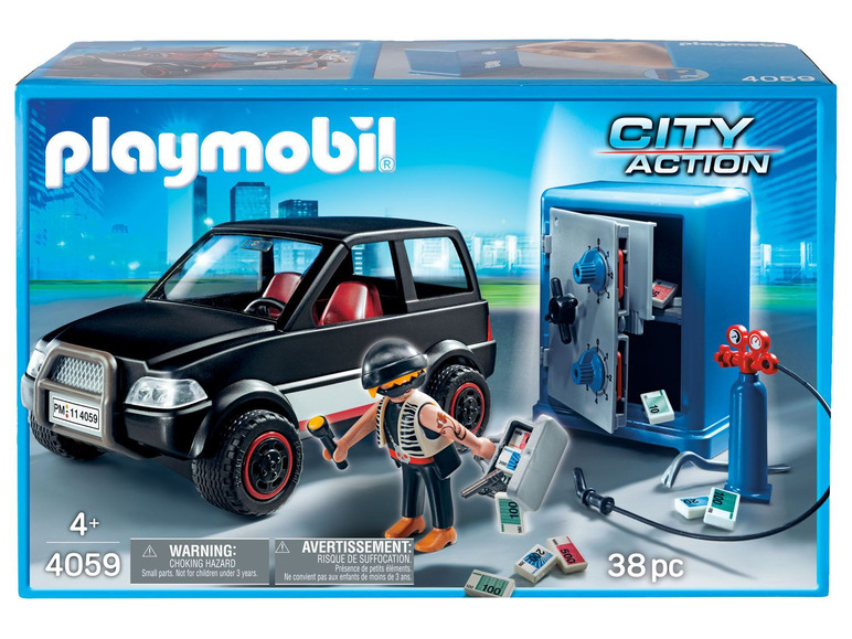 Gehe zu Vollbildansicht: Playmobil »Tresorknacker mit Fluchtfahrzeug« - Bild 1