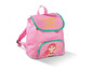 Ein rosa Rucksack mit einer Meerjungfrau und dem Schriftzug 'Under the sea'.