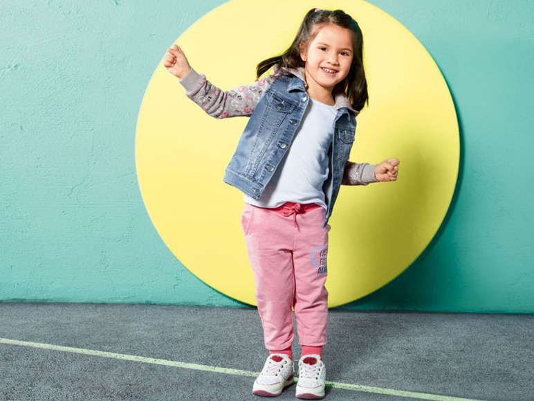 Gehe zu Vollbildansicht: LUPILU® Kleinkinder Fashion Jeansjacke Mädchen, mit Baumwolle - Bild 3