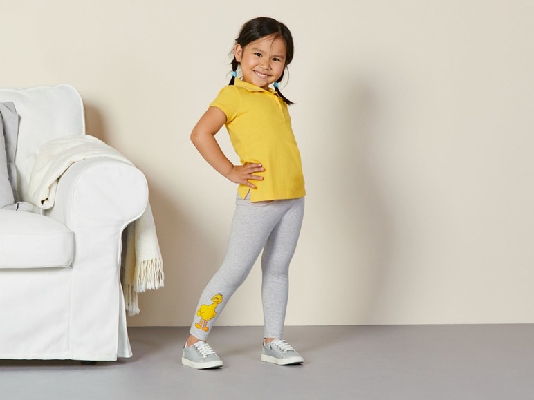 Gehe zu Vollbildansicht: Kleinkinder Leggings Mädchen, mit Baumwolle und Elasthan - Bild 3