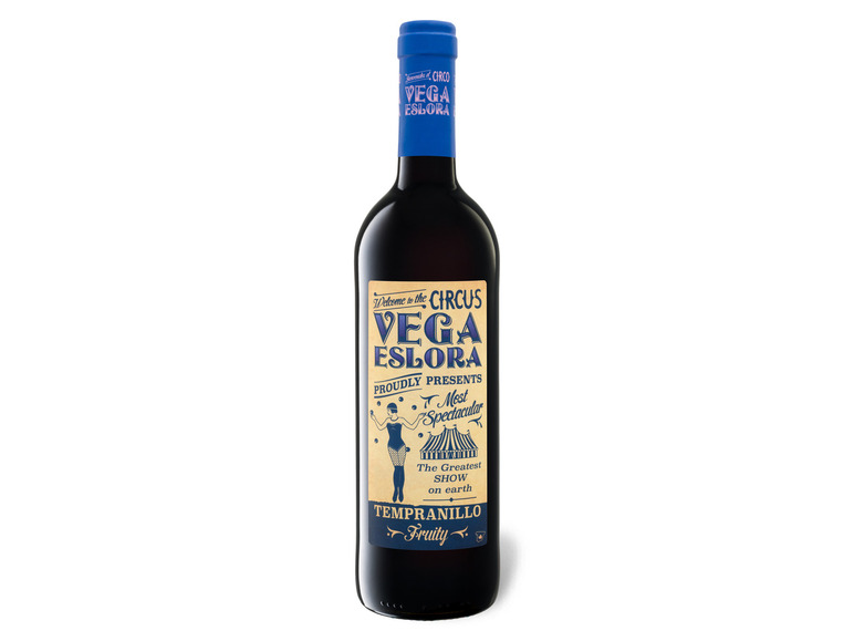 Gehe zu Vollbildansicht: Vega Eslora Tempranillo Vdt halbtrocken, Rotwein 2022 - Bild 1