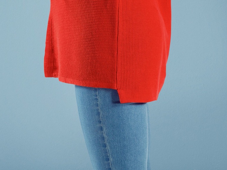 Gehe zu Vollbildansicht: ESMARA® Pullover Damen, aus Strukturstrick, mit Baumwolle, Viskoseanteil - Bild 5