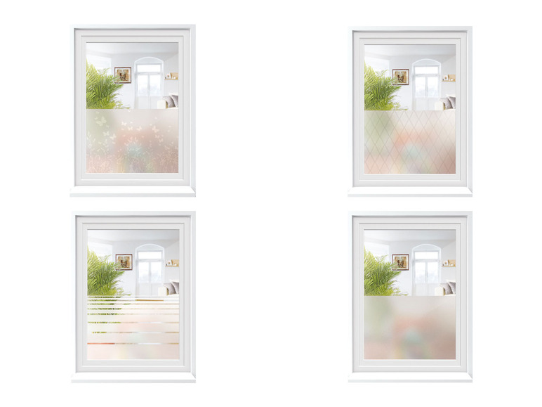 Gehe zu Vollbildansicht: Livarno Home Fenstersichtschutzfolie, wiederverwendbar - Bild 1