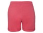 Rosa Shorts mit elastischem Bund.