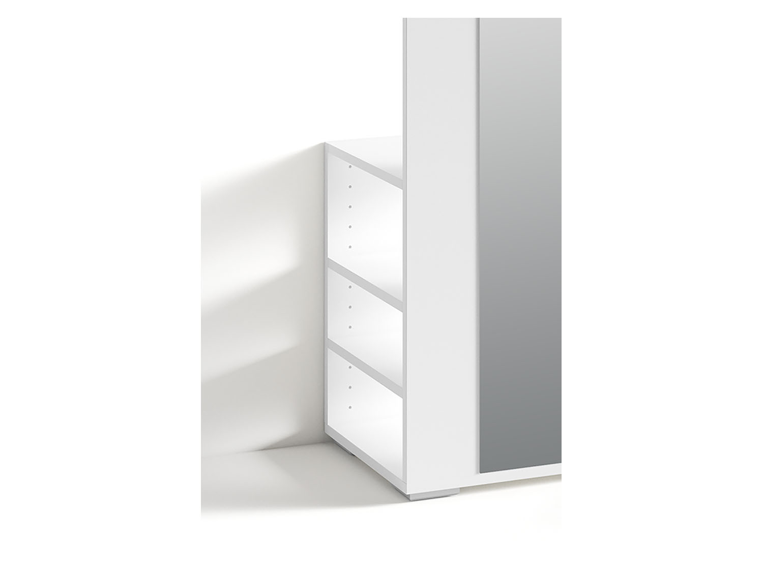 Thumbnail - byLIVING Garderobenschrank Ben (Weiß)