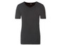 Ein dunkelgraues V-Neck T-Shirt von Livergy.