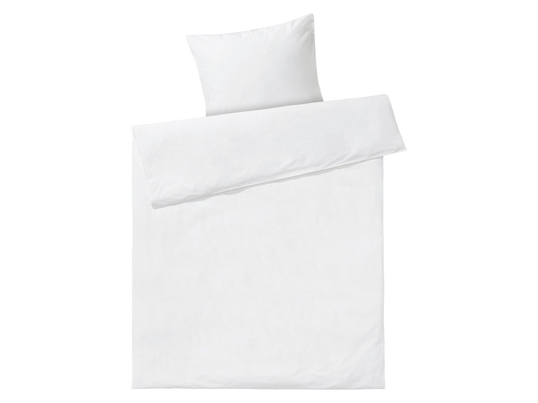 Gehe zu Vollbildansicht: MERADISO® Perkal Bettwäsche, mit Reißverschluss, aus reiner Bio-Baumwolle, 155 x 220 cm - Bild 8