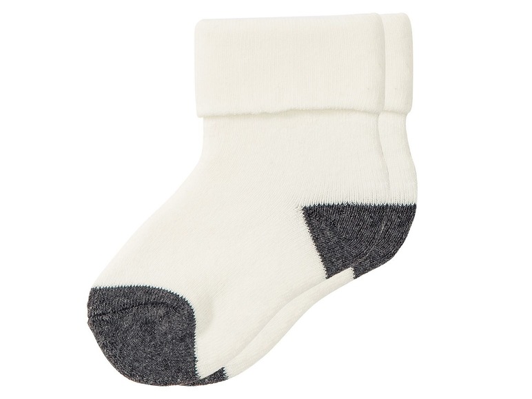 Gehe zu Vollbildansicht: LUPILU® PURE COLLECTION Baby Socken, enthält Bio-Baumwolle, weicher Umschlagbund, 5 Paar - Bild 4