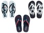 Mistral Flip-Flops mit weißen, blauen und roten Drucken.