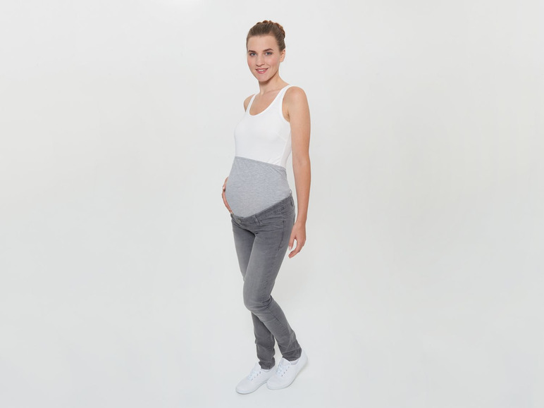 Gehe zu Vollbildansicht: ESMARA® PURE COLLECTION Umstands-Jeans, formstabil, Super-Stretch-Material, Bio-Baumwolle - Bild 2