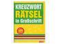 Ein Buch mit über 300 Kreuzworträtseln in Großschrift.