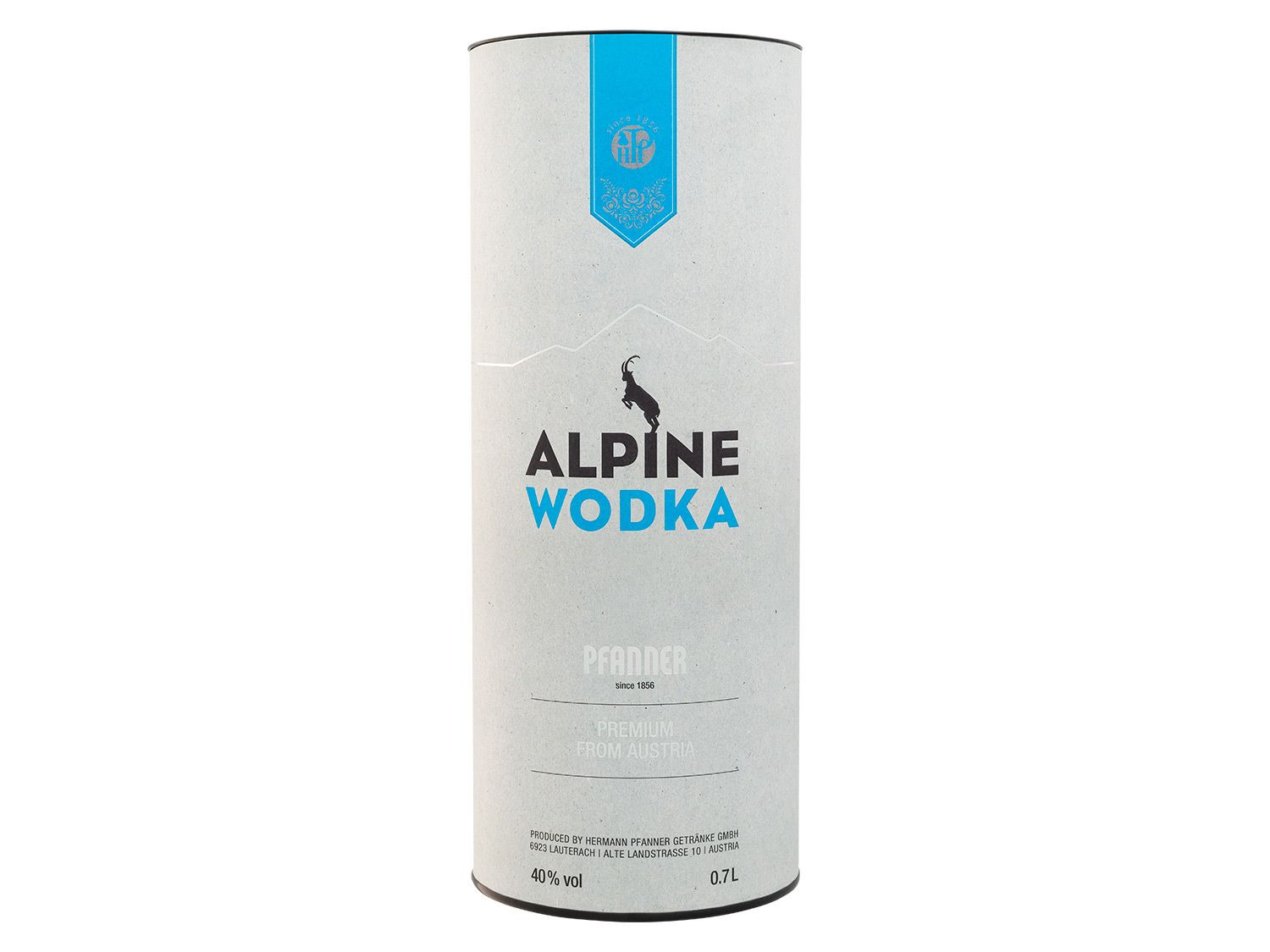 Pfanner Alpine Wodka Vol | LIDL 40% mit Geschenkbox