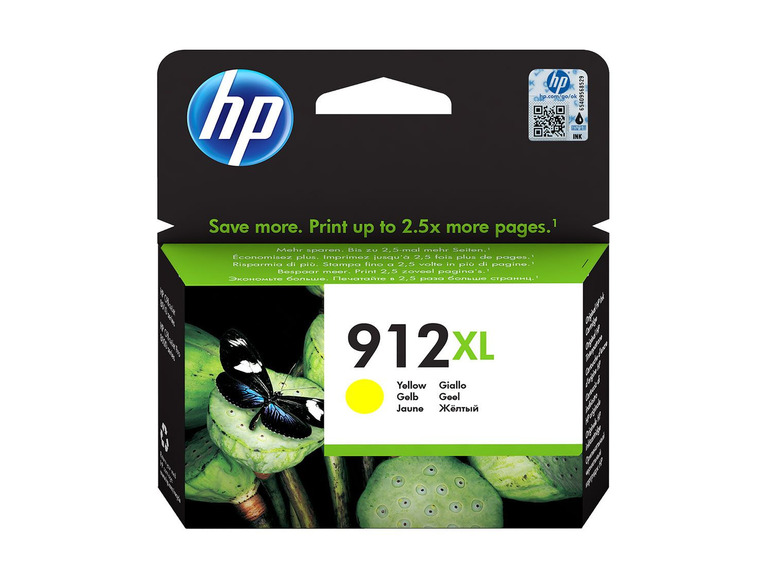 Gehe zu Vollbildansicht: HP 912 XL Druckerpatrone Gelb, 3YL83AE#BGX - Bild 1