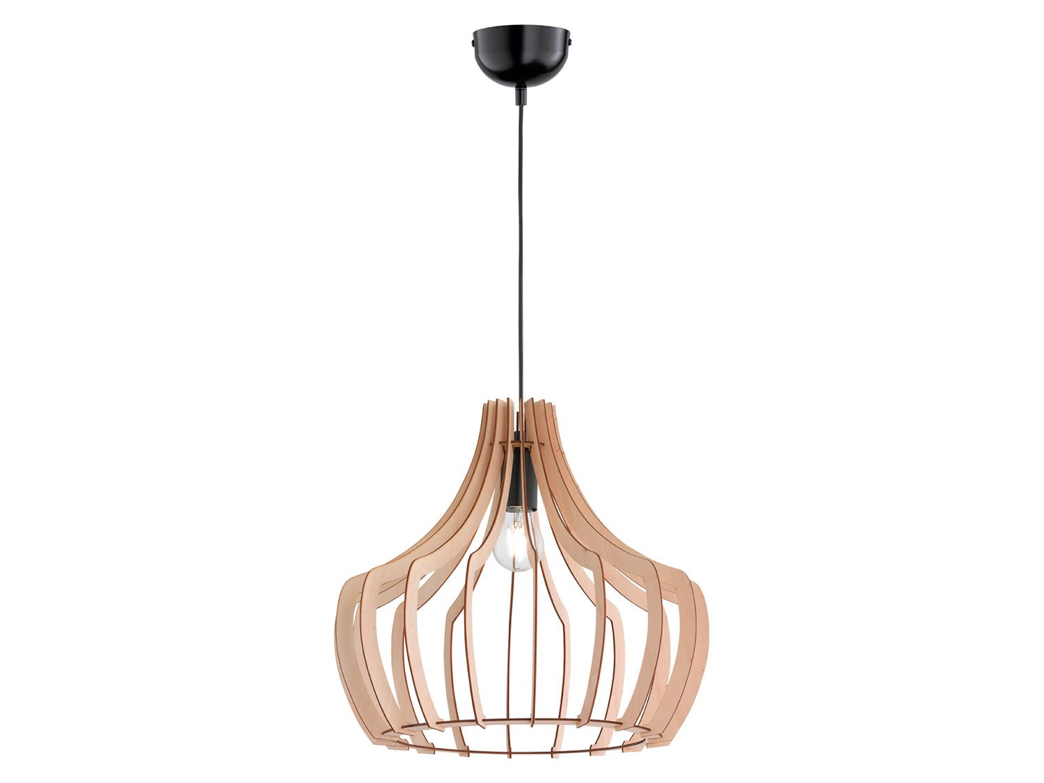 Reality Leuchten Pendelleuchte WOOD (Ø 44 cm) | 04017807301915