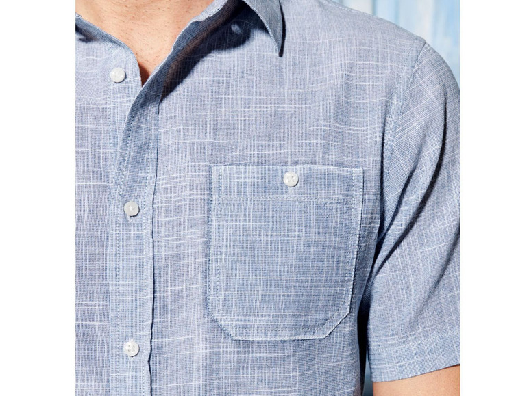 Gehe zu Vollbildansicht: LIVERGY® Freizeithemd Herren, Kent-Kragen, mit Brusttasche, aus reiner Baumwolle - Bild 9