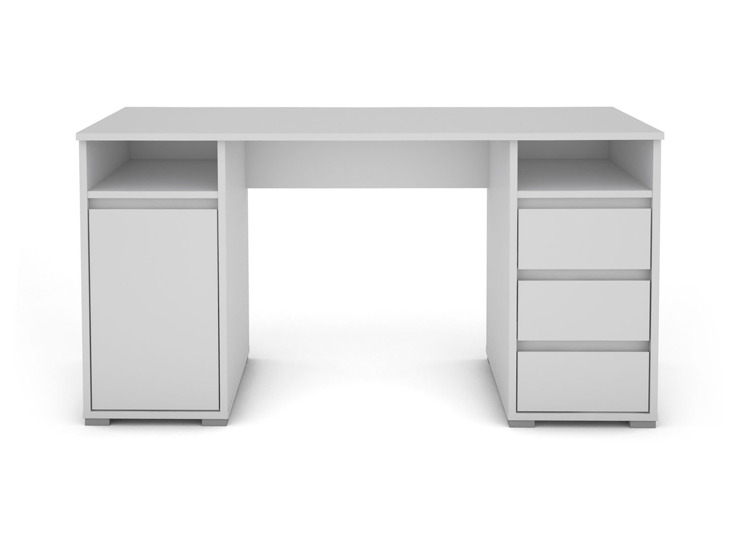 BYLIVING Schreibtisch Lobo (weiß) – Bild 3 von 4