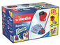 Vileda SuperMocio 3 Action Wischmopp Set mit Eimer und Mikrofasertüchern.
