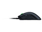 Eine schwarze Razer DeathAdder Essential Gaming-Maus mit Kabel.