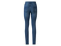Blaue Skinny Jeans für Damen.