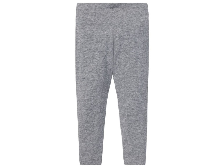Graue Leggings für Mädchen.