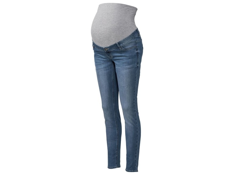 Gehe zu Vollbildansicht: ESMARA® Umstandsjeans Damen, 5-Pocket-Style, mit Bio-Baumwolle, elastischer Bund - Bild 2