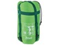 Ein grüner Schlafsack von Crivit.