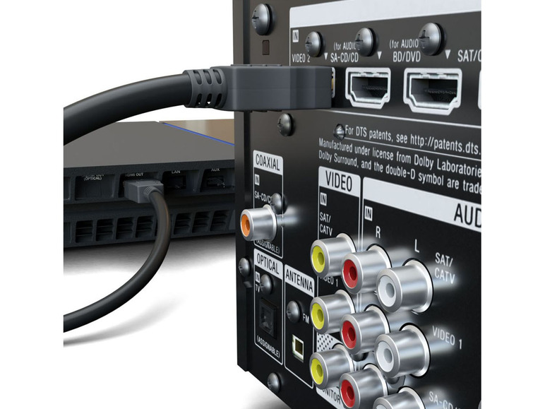 Gehe zu Vollbildansicht: Goobay Ultra High-Speed HDMI™ Kabel mit Ethernet, 8K, schwarz, 2 m - Bild 5