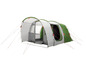 Ein grünes Easy Camp Zelt mit zusätzlichem Raum