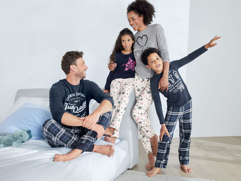 Gehe zu Vollbildansicht: PEPPERTS® Pyjama Wirk / Flanell Jungen, mit coolem Print - Bild 4