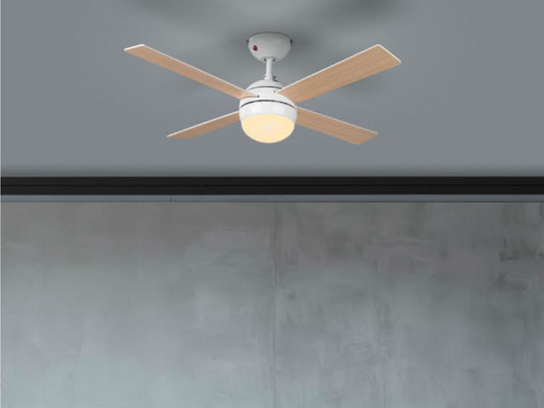 Gehe zu Vollbildansicht: LIVARNO home Deckenleuchte LED mit Ventilator und Fernbedienung - Bild 7