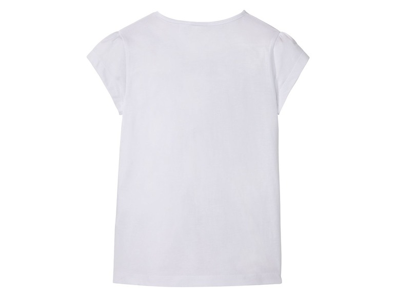 Gehe zu Vollbildansicht: Kinder T-Shirt Mädchen, in Single-Jersey-Qualität, aus reiner Baumwolle - Bild 4