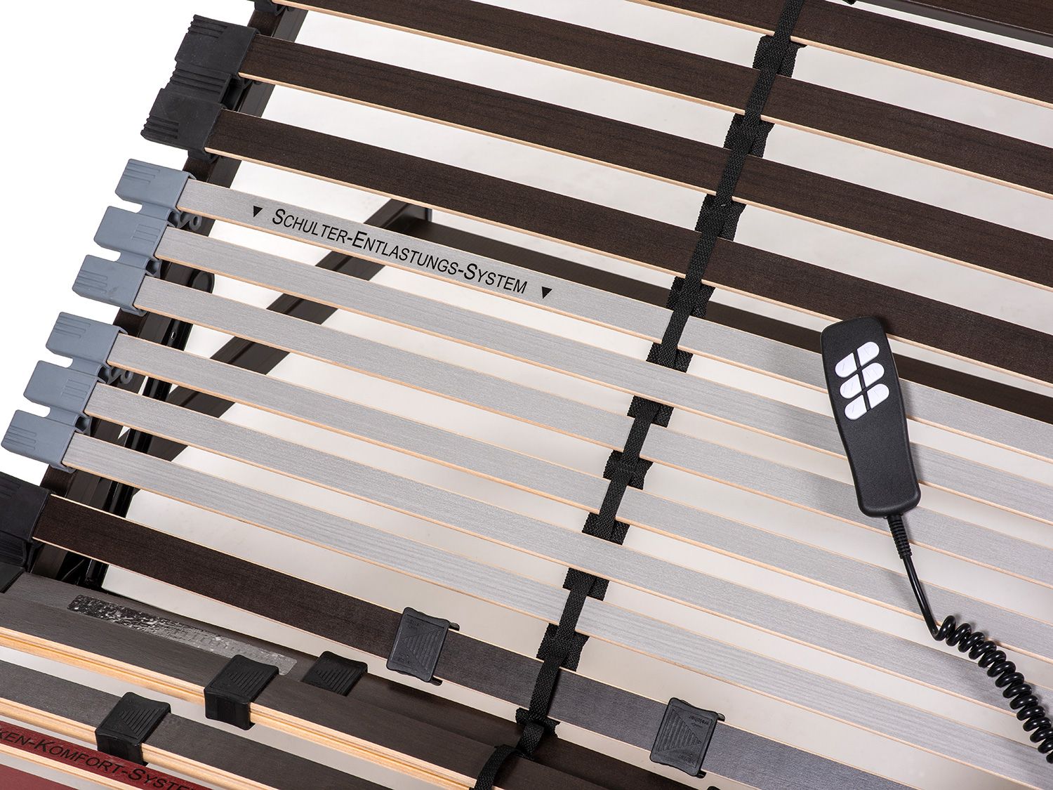 Thumbnail - BeCo 7-Zonen Premium Motor-Lattenrost, Kopf- und Fußteil elektrisch verstellbar (80 X 200 CM)