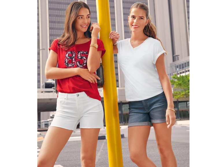 Gehe zu Vollbildansicht: ESMARA® T-Shirt Damen, aus reiner Baumwolle - Bild 6