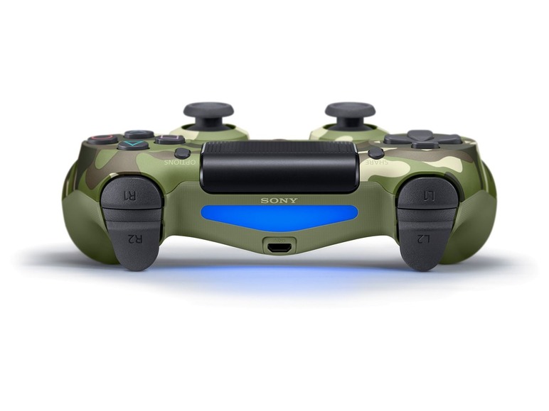 Gehe zu Vollbildansicht: SONY DUALSHOCK 4 Wireless-Controller Green Camouflage v2 - Bild 4