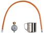 Campingaz Gasflasche mit Schlauch und Metallbecher