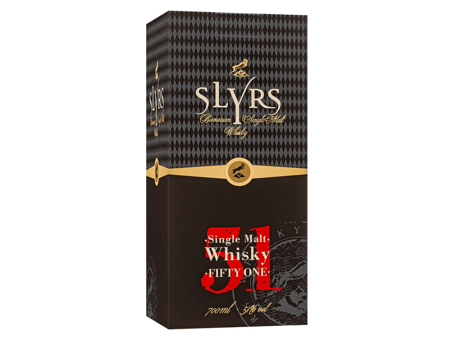 One Vol Malt 51 Single Slyrs 51% Whisky Fifty Bavarian