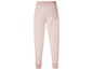 Weiß-rosa gestreifte Pyjamahose