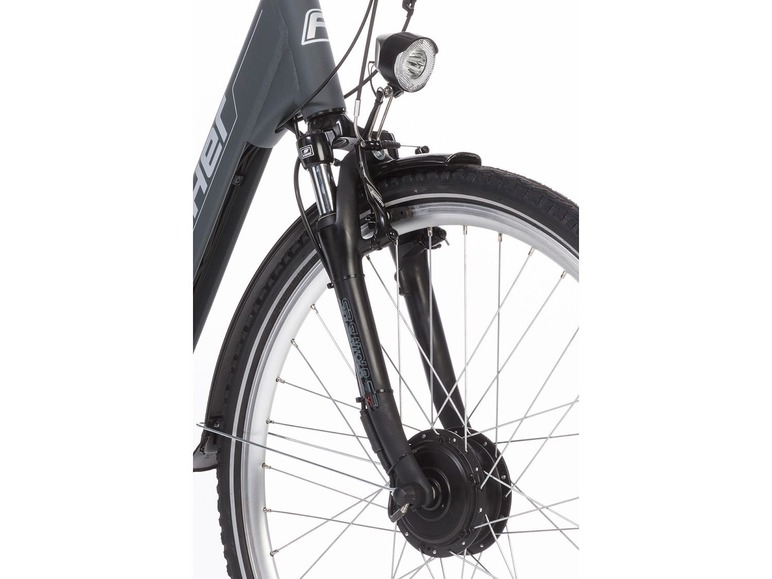 Gehe zu Vollbildansicht: FISCHER E-Bike »ECU 1801«, City Bike, 28 Zoll, 100 km Reichweite, 7 Gang Shimano - Bild 12