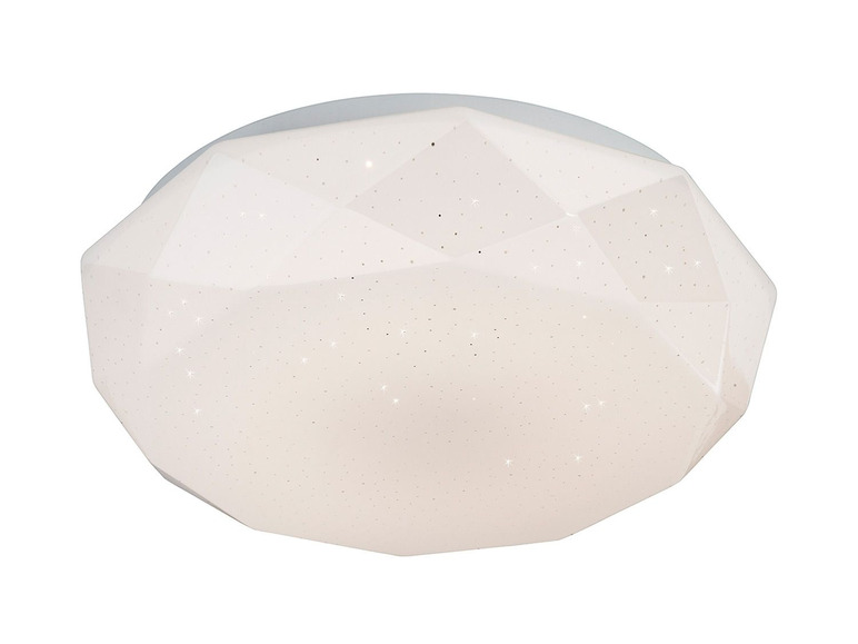 Gehe zu Vollbildansicht: Nino Leuchten LED-Deckenleuchte »Diamond«, Kunststoffschirm mit Diamentenschimmer, warmweiß - Bild 2