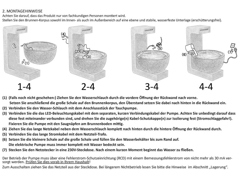 Gehe zu Vollbildansicht: dobar Großer Design-Gartenbrunnen mit runder Schale - Bild 12